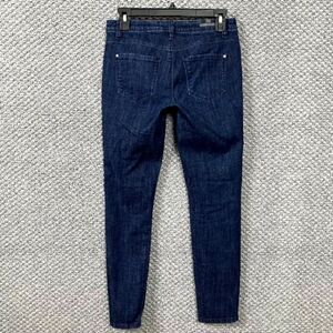 LC Lauren Conrad Jeans Womens Size 2 Dark Blue Low Rise Skinny Stretch denim